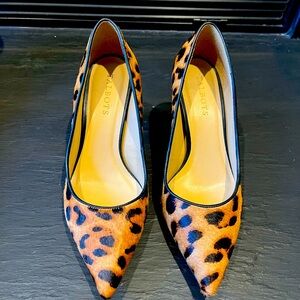 Talbots Animal Printed Calf-Hair Pumps
